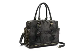 Collezione Alessandro Collezione Alessandro Schultertasche Denim, aus griffigem Jeansstoff mit Nieten – Produktbild 1 von 1