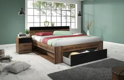Home affaire Nachtkommode Beta Breite 46 cm, moderner Nachtschrank, Nachttisch, Nachtkonsole mit 3 Schubladen – Produktbild 1 von 1