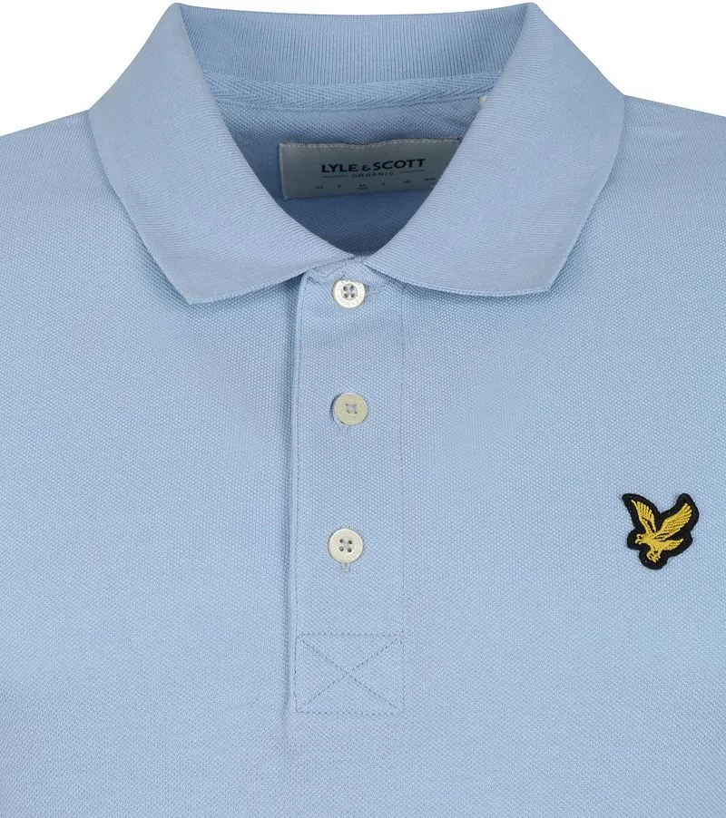 Lyle and Scott Lyle and Scott Poloshirt Hellblau - Größe M, Blau, – Produktbild 3 von 4