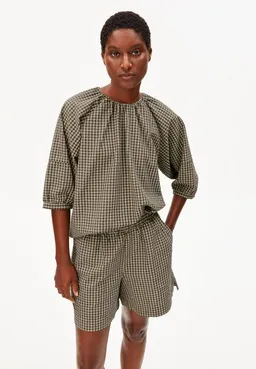 ARMEDANGELS ARMEDANGELS VICHY SEERSUCKER Damen Bluse aus 100% Bio-Baumwolle – Produktbild 1 von 1
