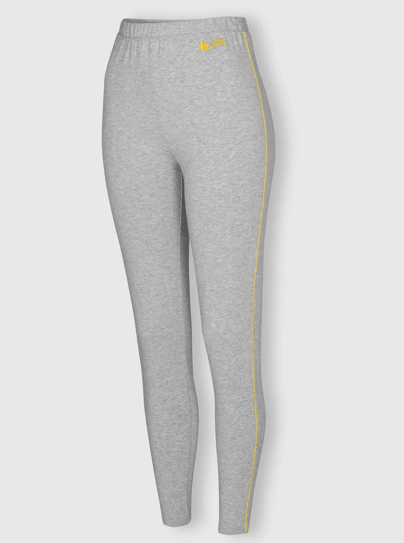 feel good Leggings grau-meliert, Grau-meliert, – Produktbild 2 von 3