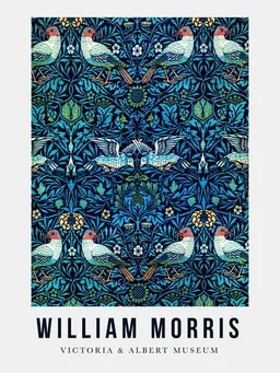 Photocircle Photocircle Poster / Leinwandbild - William Morris Ausstellungsposter V&A – Produktbild 1 von 1