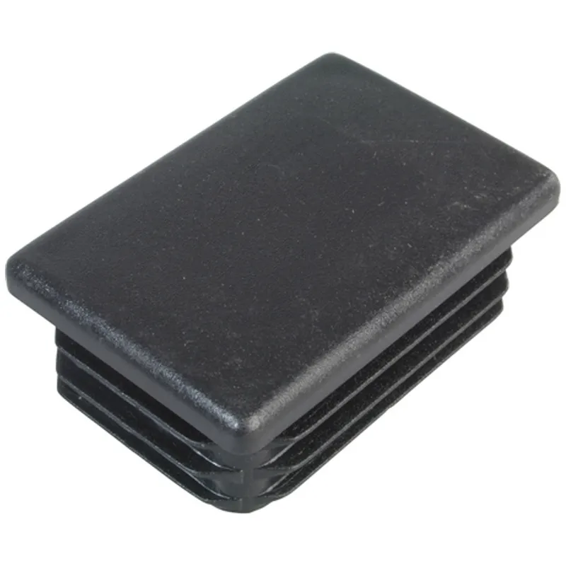 Alberts ALBERTS Pfostenkappe für Vierkant-Metallpfosten, Kunststoff, schwarz, 60x40 mm – Produktbild 1 von 1