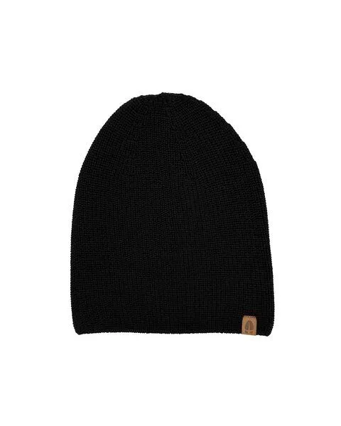 Kopyto Kopyto DEER - Mütze 100% RWS Merinowolle Mulesingfrei, leichte Beanie ohne Umschlag, Unisex, Schwarz, – Produktbild 2 von 4