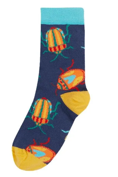 Frugi Frugi Kindersocken in Dreierpack mit Käfer – Produktbild 2 von 3