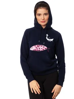 FellHerz FellHerz Damen Hoodie La Capitana navy, Bio Fair und Vegan – Produktbild 1 von 1