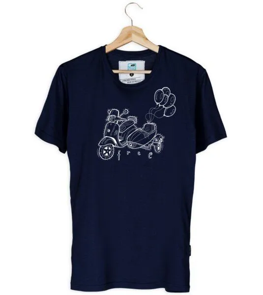 Gary Mash GARY MASH Shirt Free Rider aus Modal®-Mix, Dunkelblau, – Produktbild 3 von 3