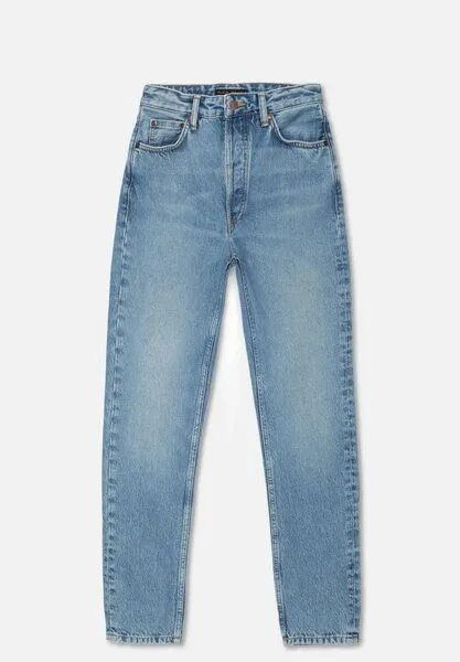 Nudie Jeans Nudie Jeans Highwaist Jeans - Breezy Britt Blue Rebel - aus Bio-Baumwolle, Blue, – Produktbild 1 von 4