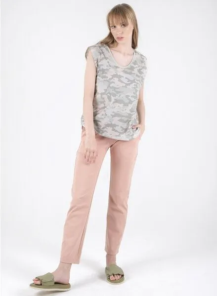 ORGANICATION ORGANICATION Top aus Bio-Baumwolle mit Camouflage-Muster, Multi(camouflage), – Produktbild 2 von 4
