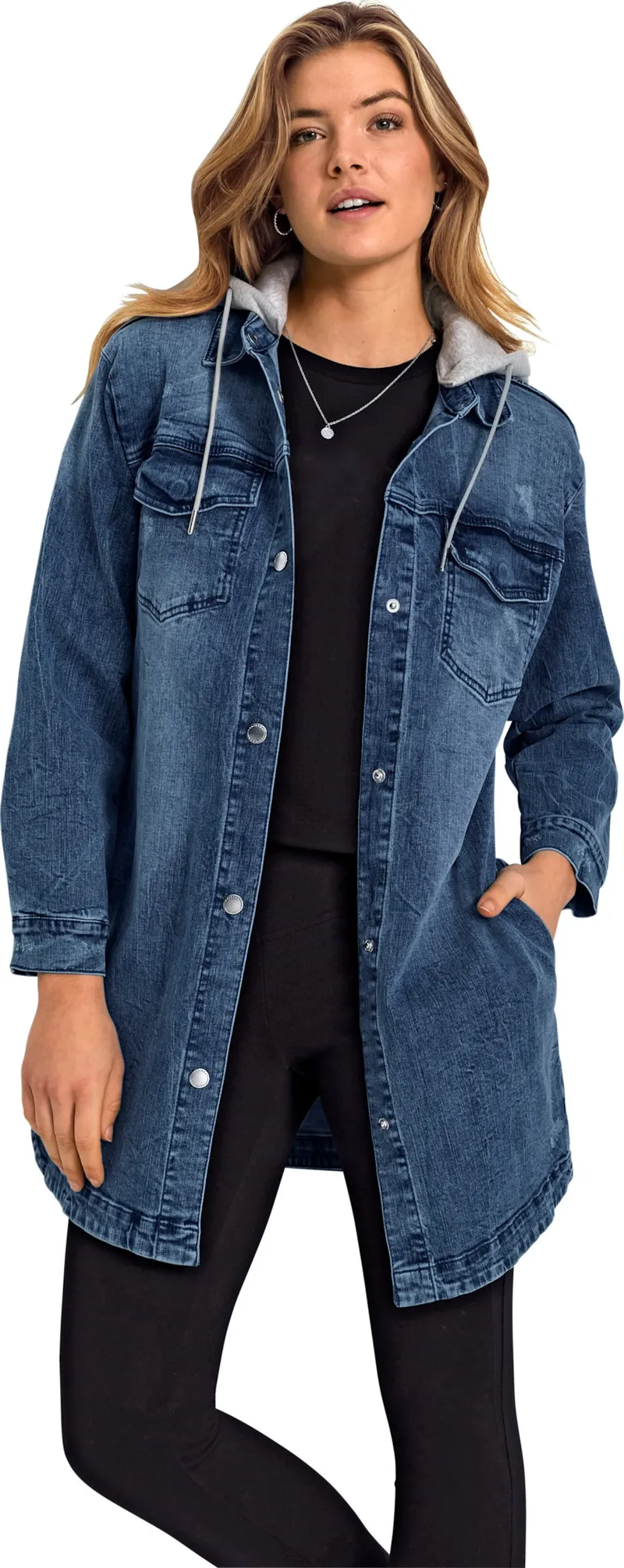 Witt Parka, Blue-stone-washed, – Produktbild 2 von 3