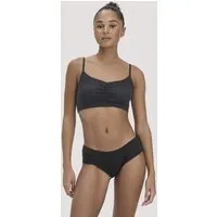 hessnatur hessnatur Pointelle Panty Regular Cut PURE COTTON aus reiner Bio-Baumwolle, Schwarz, – Produktbild 2 von 5
