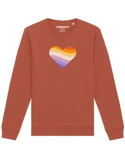 watapparel watapparel Sweatshirt Unisex Rainbow Heart – Produktbild 1 von 1