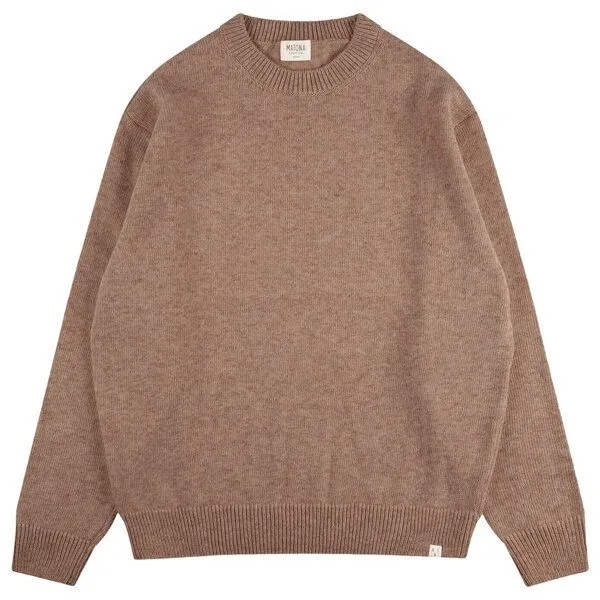 MATONA Matona Strickpullover Classic Sweater, Sepia, – Produktbild 1 von 4