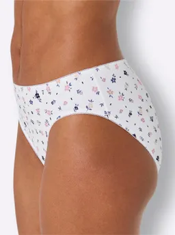 wäschepur Jazzpants weiß-mauve + weiß – Produktbild 1 von 1