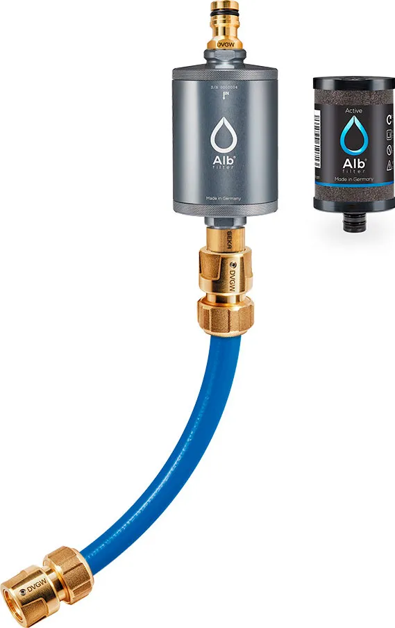 Alb Filter Alb Filter MOBIL Active Trinkwasserfilter - Mit GEKA Anschluss - Titan, Dunkelgrau, – Produktbild 2 von 2