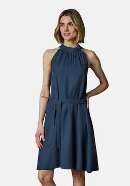 ragwear ragwear A-Linien-Kleid Angylee Print YOUMODO Leichtes Sommerkleid mit Neckholder und Bindegürtel – Produktbild 1 von 1