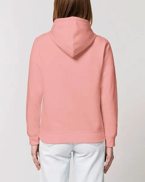 Human Family Human Family Bio Unisex Hoodie - "Drum - Solidarity", Altrosa (rose), – Produktbild 4 von 4