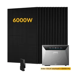 Anker Anker SOLIX Solarbank 4 E5000 Pro, mit 12 x 500 Bifaziale Solarmodule, by Powerness - 5kWh / Pre-Sale Special: Gratis Smart Meter Gen 2 / Standardversand – Produktbild 1 von 1
