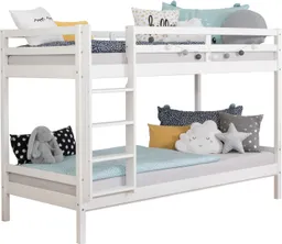 OTTO home Etagenbett René, Hochbett, Stockbett 2 Farben, Schubkasten optional (90x200cm), FSC® zertifiziertes Massivholz, mit Trittleiter + Rundum-Absturzschutz – Produktbild 1 von 1