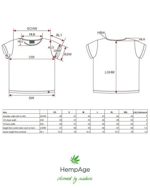 HempAge HempAge Damen Streifen T-Shirt Hanf/Biobaumwolle, Water(blau), – Produktbild 3 von 4