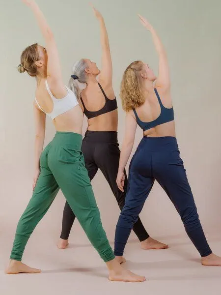 nice to meet me nice to meet me Harem Pant aus TENCEL® mit Biobaumwolle, Night blue, – Produktbild 3 von 4
