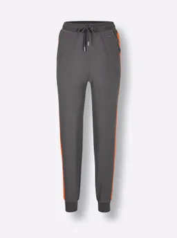 feel good Dehnbund-Hose anthrazit-orange – Produktbild 1 von 1