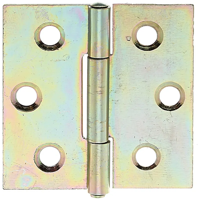 Alberts ALBERTS Scharnier, galv. gelb verzinkt, LxB 38x38 mm – Produktbild 1 von 1