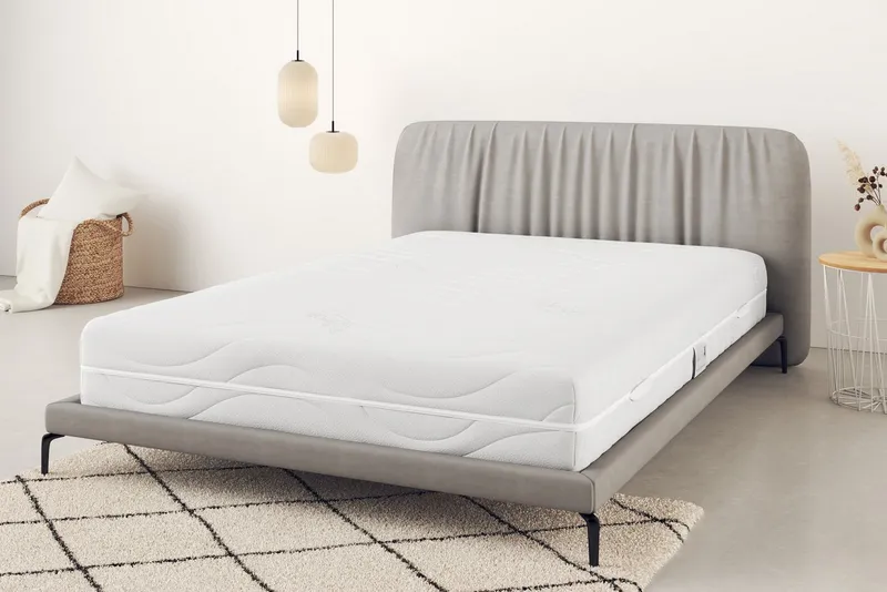Komfortschaummatratze NEUHEIT, PREMIUM Lasse, Matratze 90x200 cm & weitere Größen, OTTO home, 28 cm hoch, H2-H4, ergonomisch, atmungsaktiv, langlebige Qualität, Weiß, – Produktbild 4 von 6