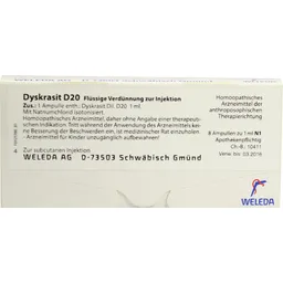 Weleda WELEDA DYSKRASIT D 20 Ampullen 8X1 ml Ampullen – Produktbild 1 von 1