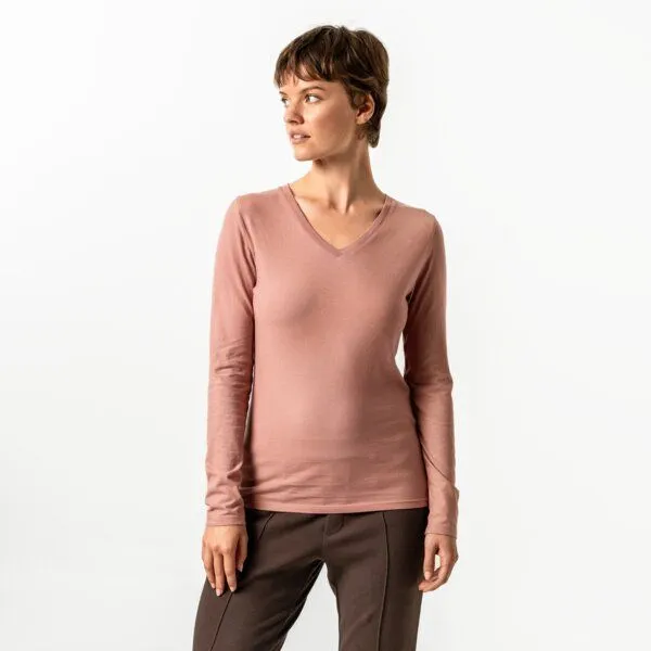 Living Crafts Living Crafts Langarm-Shirt - TARANA, Dried rose (pink), – Produktbild 2 von 3