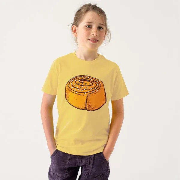 Cmig Cmig Kinder T-Shirt Zimtschnecke, Gelb, – Produktbild 4 von 4