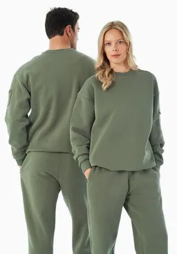 ORGANICATION ORGANICATION SAYLORR | Essentials Travel Unisex Sweatshirt aus Bio-Baumwolle und recyceltem Polyester – Produktbild 1 von 1