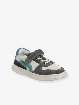 Vertbaudet Kinder Ledersneakers mit Anziehtrick und elastischer Schnürung set – Produktbild 1 von 1