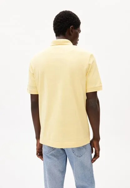ARMEDANGELS ARMEDANGELS MAARIO - Herren Polo T-Shirt aus Bio-Baumwolle, Early yellow, – Produktbild 2 von 4