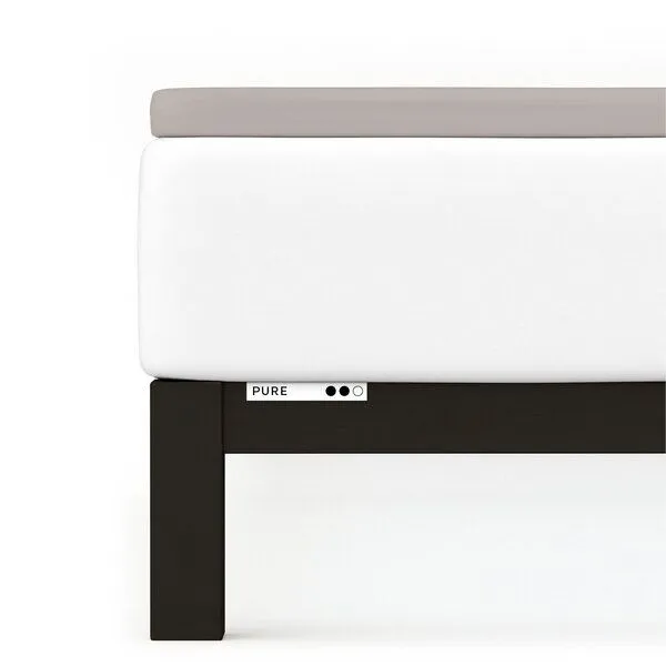 Schlafgut Schlafgut Topper Spannbettlaken Pure - 95% Biobaumwolle, 5% Elasthan - Matratzenhöhe bis 10cm, Sand mid, – Produktbild 1 von 4