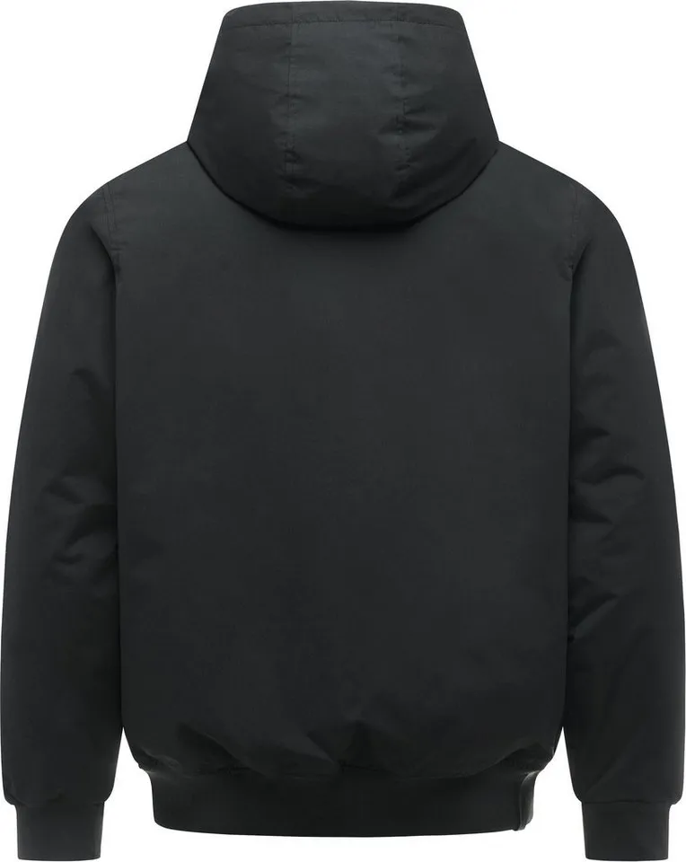 ragwear ragwear Funktionsjacke Wesol Y Warme Winter Jacke mit verstellbarer Kapuze, Schwarz, – Produktbild 4 von 5