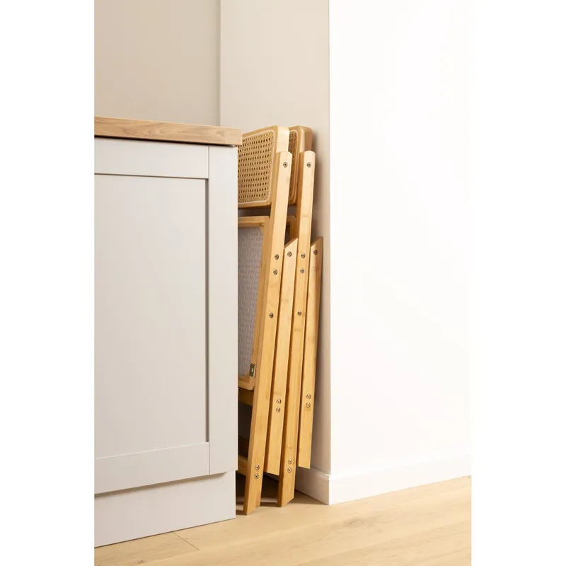 viva domo viva domo Klappstuhl „Rattan“, Braun, – Produktbild 4 von 4