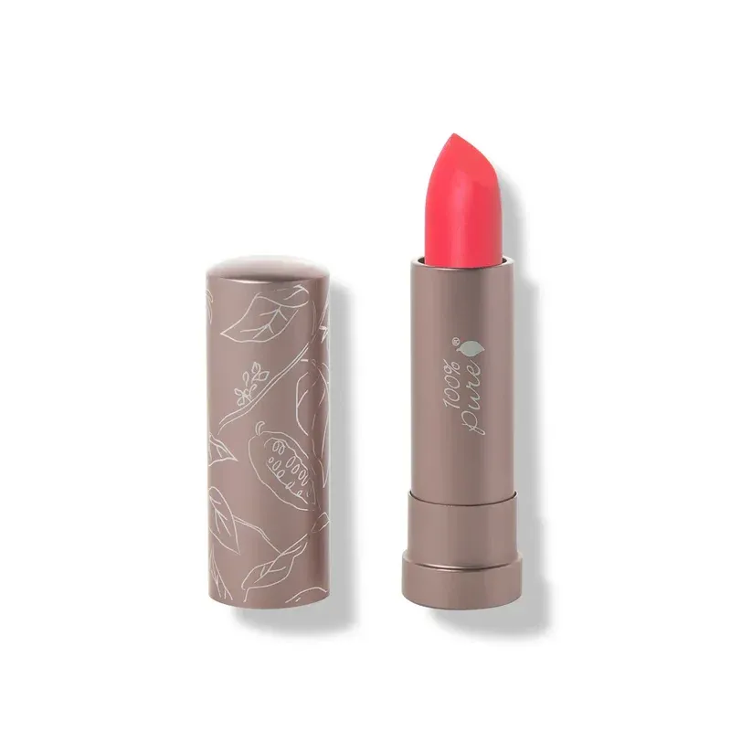 100% PURE® - Purity Cosmetics Cocoa Butter Matte Lipstick + Fruit Pigments - Prickly Pear - Lippenstift, Prickly pear, – Produktbild 1 von 1