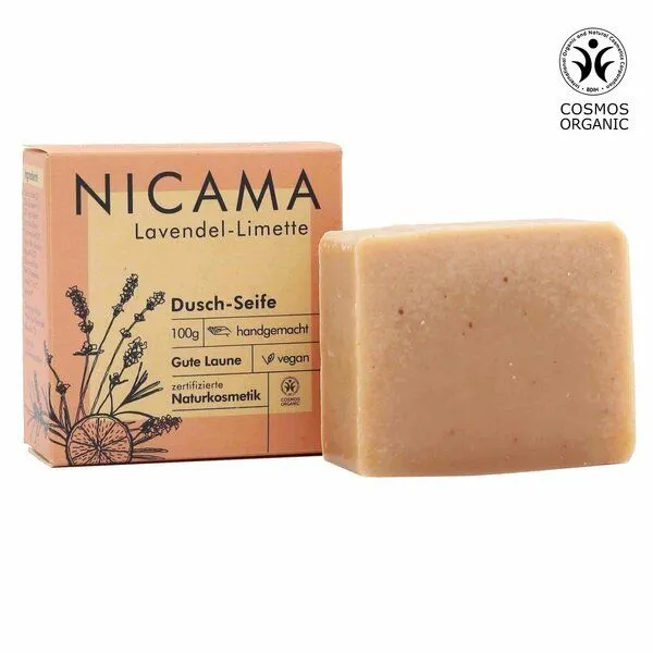 NICAMA NICAMA Duschseife Lavendel-Limette – Produktbild 1 von 4