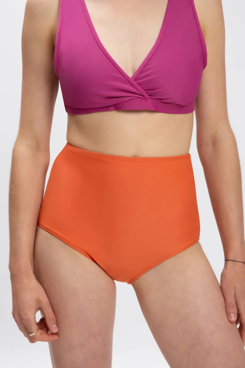 MATONA MATONA Damen vegan Bikiniunterteil Koralle/Dunkelorange, Dunkelorange, – Produktbild 2 von 2
