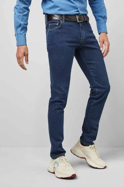 M 5 BY MEYER M 5 BY MEYER Super-Stretch Denim, Blau (dark blue stone), – Produktbild 4 von 5