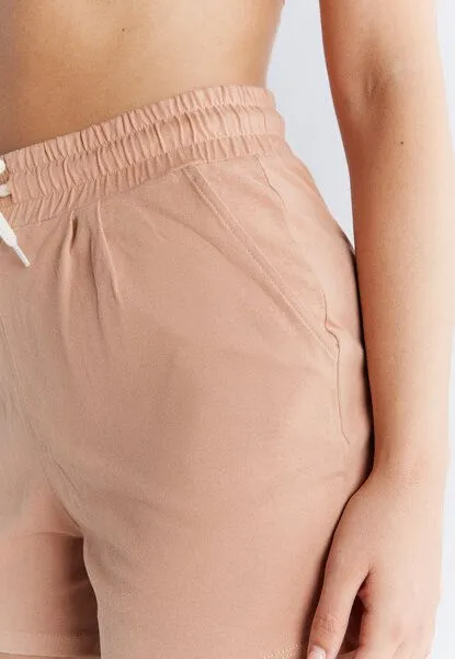 Leela Cotton Damen Pyjama Short aus 100% Bio-Baumwolle Schlafhose Leela Cotton 1440, Cafe crema, – Produktbild 4 von 4