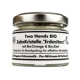 Two Hands BIO Two Hands BIO Zahnpulver „ErdenHerz“ mit Bio-Orange & Bio-Zimt - Zahnpasta-Ersatz - Bio Vegan – Produktbild 1 von 1