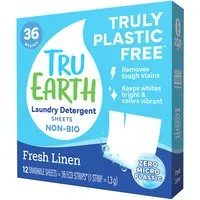 Tru Earth Tru Earth Waschmittelstreifen Non Bio Fresh Linen (36 Waschgänge) – Produktbild 1 von 1