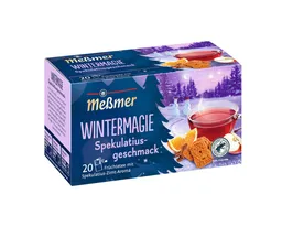 Meßmer Meßmer Wintermagie Spekulatiusgeschmack 20er - 20 Früchtetee-Beutel - Spekulatius-Geschmack - Würziger Wintertee - Behaglicher Genuss - Winterlicher. – Produktbild 1 von 1