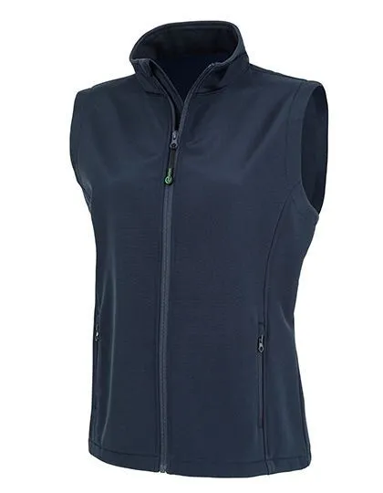 Result Genuine Recycled Result Genuine Recycled Damen Women Bodywarmer Weste Atmungsaktiv Wasserabweisend recycelt, Navy, – Produktbild 2 von 4