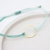 Bow & Hummingbird Bow & Hummingbird Armband auf Karte - Ring - Für Dich, Salbei/mint, – Produktbild 1 von 1