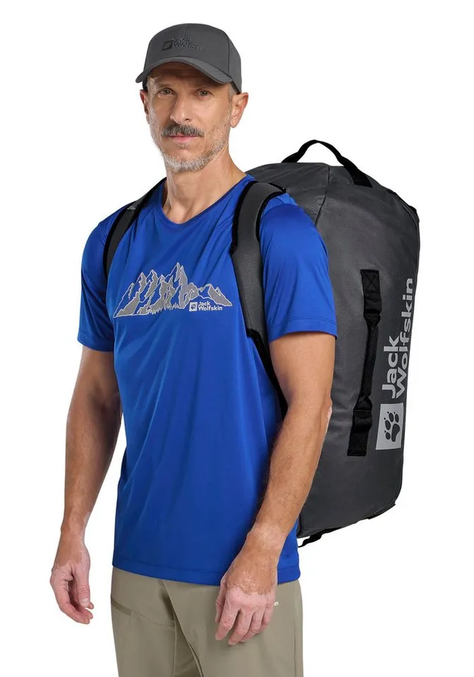 Jack Wolfskin Jack Wolfskin Sporttasche ALL-IN DUFFLE 65, Grau, – Produktbild 2 von 5