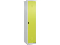 C+P C+P Spind Classic PLUS, 1 Abteil, 1850x400x500mm, Lichtgrau/Clowngrün – Produktbild 1 von 1