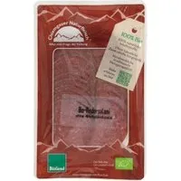 Chiemgauer Naturfleisch Rindersalami aus Bayern, geschnitten – Produktbild 1 von 1